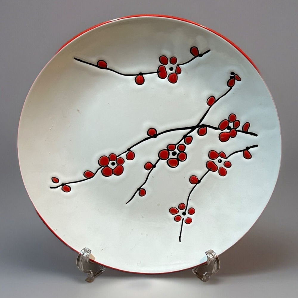 American Atelier CHERRY BLOSSOM 5757 Stoneware 10.25” Dinner Plate